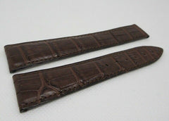 New Blancpain 22mm Brown Alligator Strap OEM Genuine XL