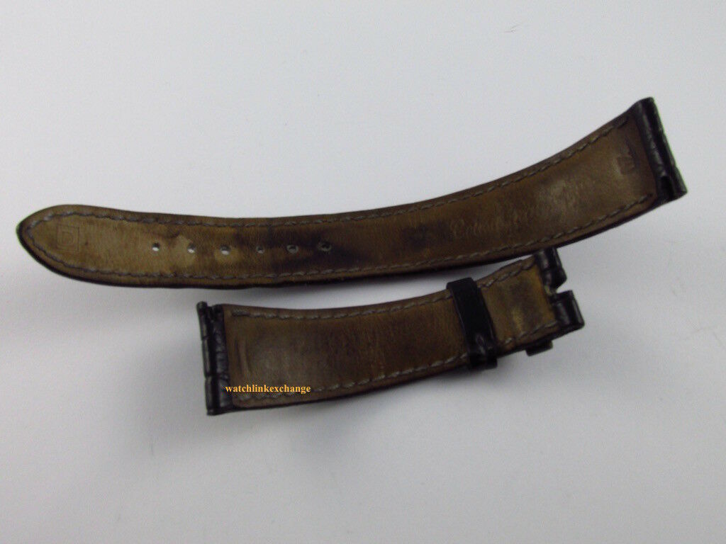 Patek Philippe 20mm Black Alligator Strap OEM Genuine XL