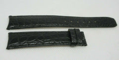 New Baume Mercier 18mm Black Alligator Strap OEM Genuine