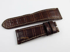 Panerai 25mm Dark Brown Alligator Strap OEM 42mm Radiomir