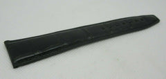 New IWC 22mm Black Alligator Strap OEM Genuine 1 Piece