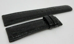 A. Lange & Sohne 19mm Black Glossy Alligator Strap OEM