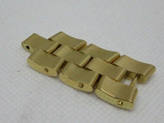Baume & Mercier Hampton 18mm Gold Tone Stainless Steel Bracelet Link OEM