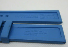 New Chopard LUC Pro One 20mm Blue Rubber Strap OEM Genuine