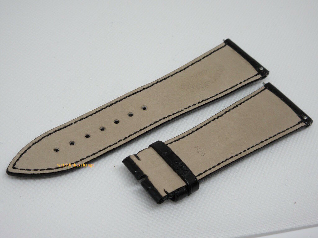 New Franck Muller 27mm Black Alligator Strap OEM