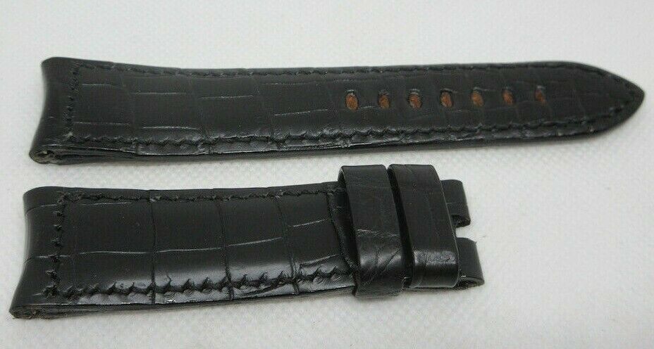 Arnold & Son 22mm Black Alligator Strap OEM Genuine