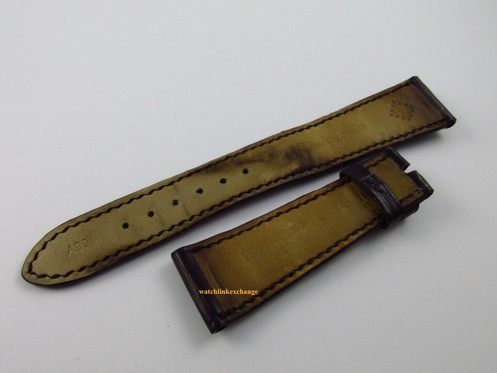 Patek Philippe 20mm Dark Brown Alligator Strap OEM