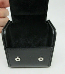 New Montblanc Watch Travel Case Black Leather OEM Genuine