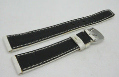 Baume Mercier 16mm White Alligator Strap Genuine OEM Stainless Steel Tang Buckle