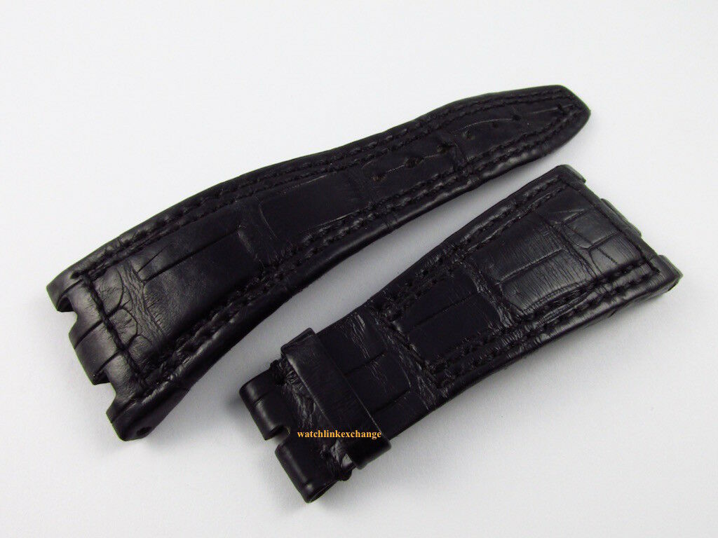 Audemars Piguet Royal Oak Offshore 28mm Black Alligator Strap OEM