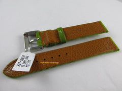 New Bedat & Co. 16mm Green Silk Grosgrain Strap Stainless Steel Buckle OEM