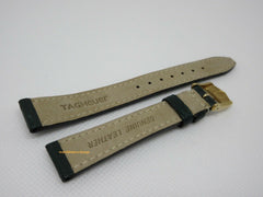 New Tag Heuer 15mm Green Leather Strap Buckle