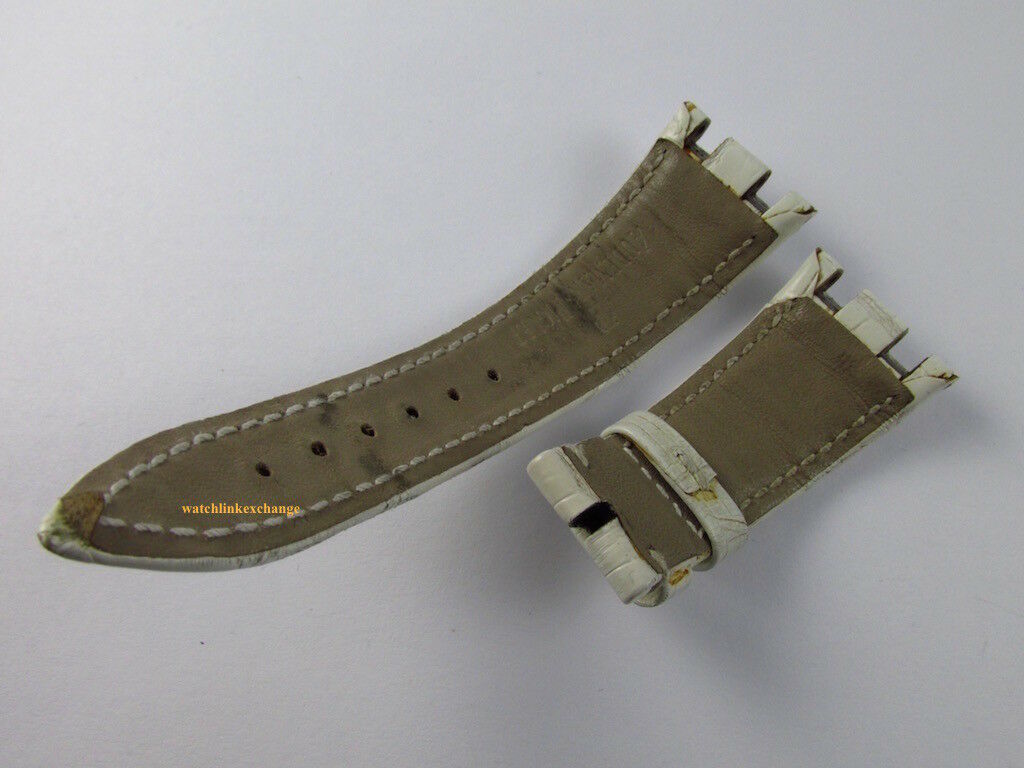 Audemars Piguet Royal Oak Offshore 21mm White Alligator Strap OEM