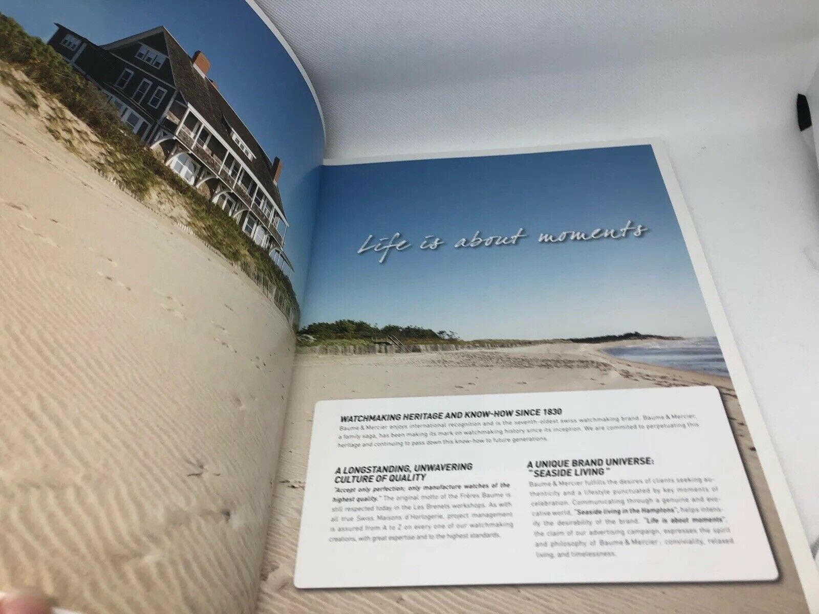 Baume Mercier Manual Guide Hardcover Book 2012 Dealer