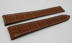 Blancpain 20mm Brown Alligator Strap OEM Genuine XL Size