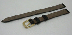 Omega 9mm Black Snakeskin Strap OEM Genuine Vintage Tang Buckle