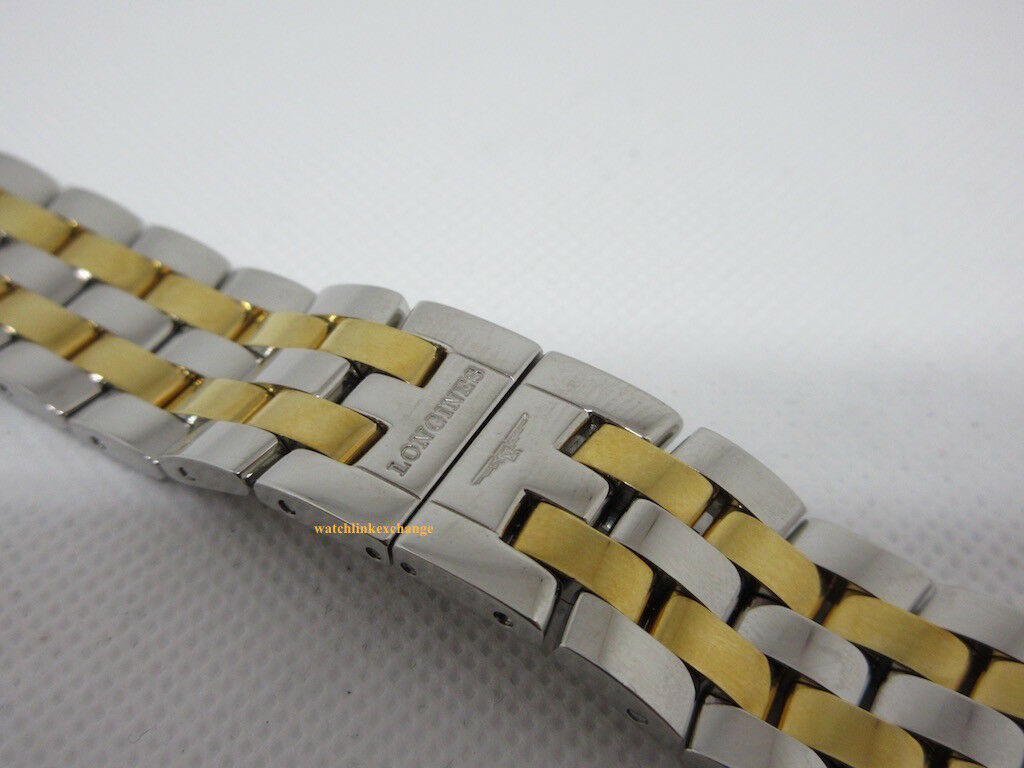 Longines 20mm Yellow Gold Stainless Steel Bracelet OEM for Dolce Vita