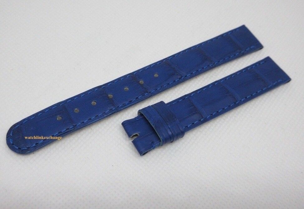 New IWC 14mm Blue Alligator Strap OEM