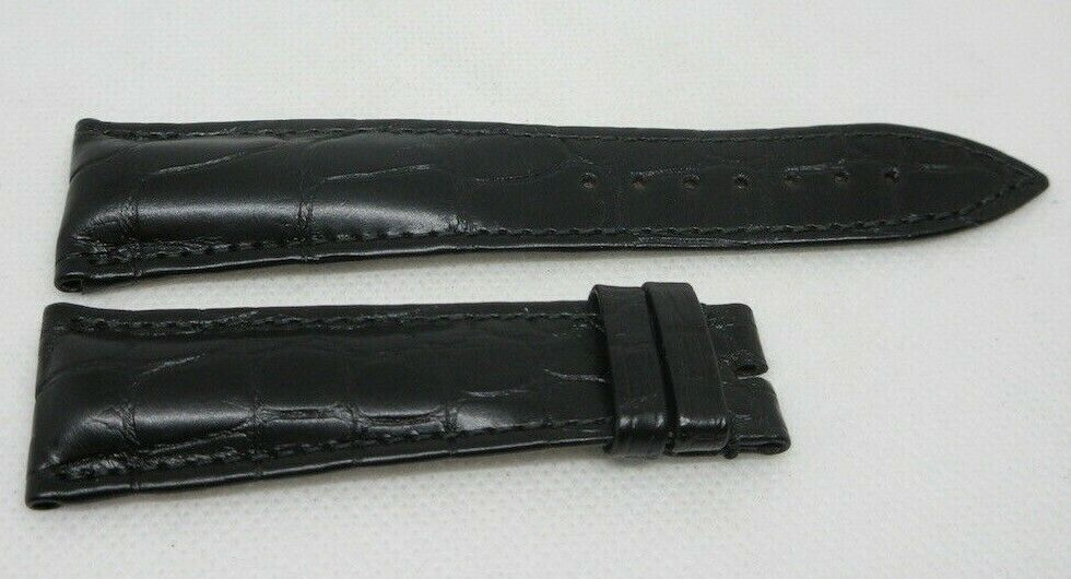 New Franck Muller 22mm Black Alligator Strap OEM Genuine