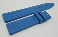 New Chopard LUC Pro One 20mm Blue Rubber Strap OEM Genuine