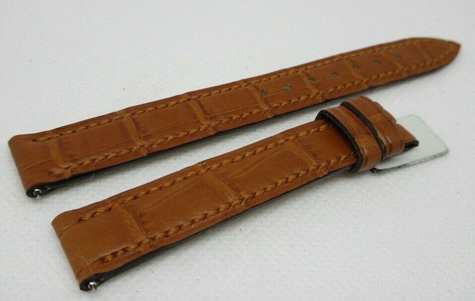 New Franck Muller 14mm Brown Alligator Strap OEM Genuine 1752 Series