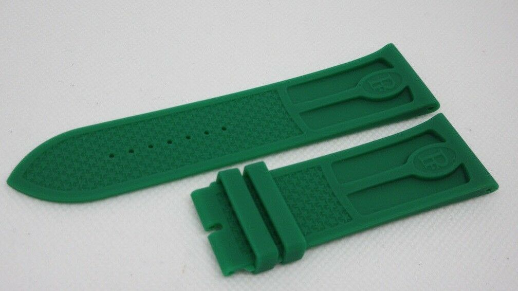 New Parmigiani Green Rubber Strap 25mm Brazil