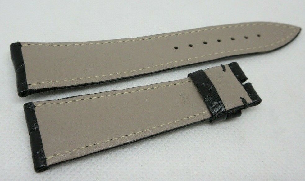 New Franck Muller 22mm Black Alligator Strap OEM Genuine