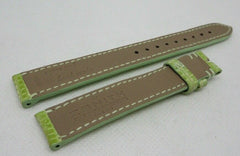 New Zenith 15mm Green Lizard Strap OEM Genuine