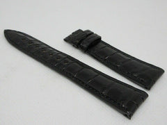 New Blancpain 18mm Black Alligator Strap OEM Genuine