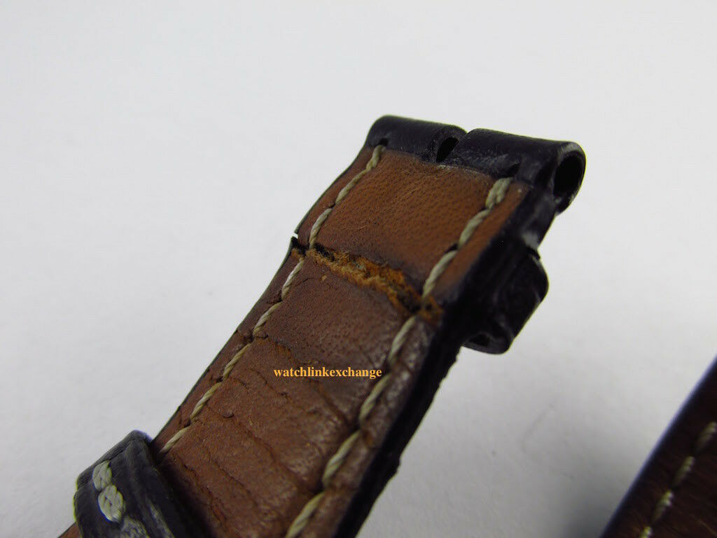 Audemars Piguet Millenary 24mm Black Leather Strap White Stitch OEM