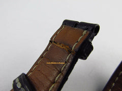 Audemars Piguet Millenary 24mm Black Leather Strap White Stitch OEM