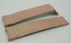 Baume Mercier 17mm Pink Alligator Strap OEM Genuine
