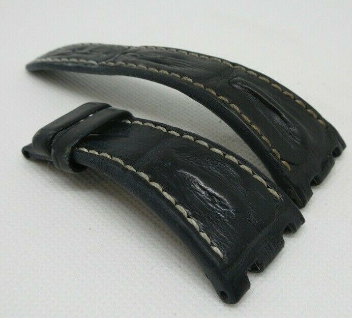 Audemars Piguet 28mm Blue Alligator Strap Royal Oak Offshore OEM Genuine Navy