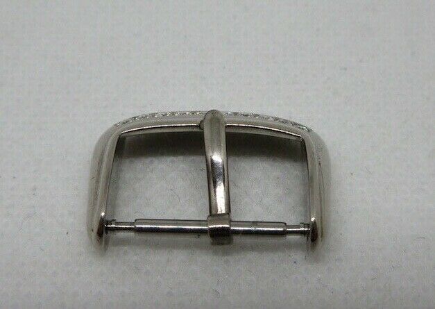 New Franck Muller 16mm 18k White Gold Diamond Tang Buckle OEM Genuine