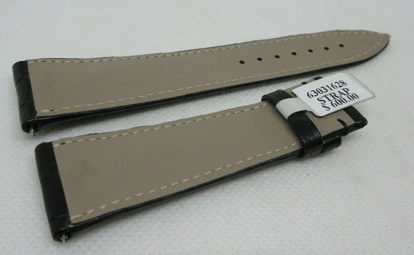 New Franck Muller 22mm Black Alligator Strap OEM Genuine