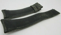 Audemars Piguet Leather Strap 25mm Grey Green Canvas OEM Genuine