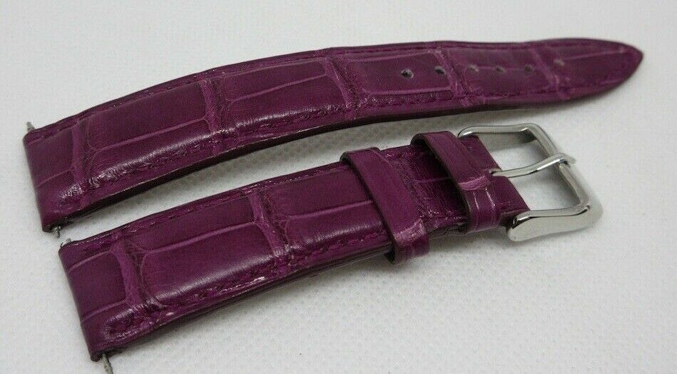 Franck Muller 17mm Purple Alligator Strap OEM