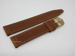 New Tag Heuer 17mm Brown Leather Strap Buckle