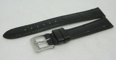 New Camille Fournet 14mm Black Alligator Strap Genuine Buckle Authentic Matte