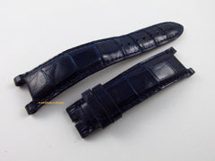 Franck Muller 20mm Blue Alligator Strap Glossy for Double Mystery OEM