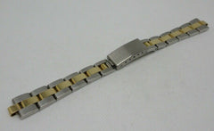 Stainless Steel 18k Gold Watch Bracelet Italian Aftermarket