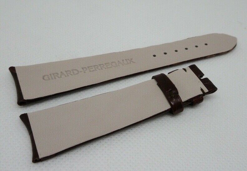 New Girard Perregaux 20mm Brown Alligator Strap OEM Genuine