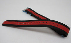New Tag Heuer 20mm Black Red NATO Strap Stainless Steel Tang Buckle OEM