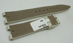 New Ulysse Nardin Strap Satin Leather 18mm OEM Genuine Beige Tan Fabric