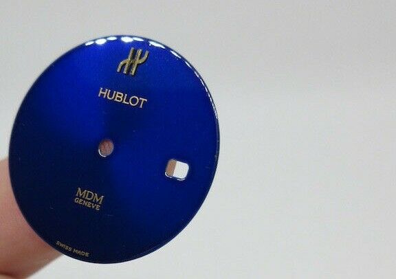 Hublot MDM Blue Dial 26mm Yellow Gold