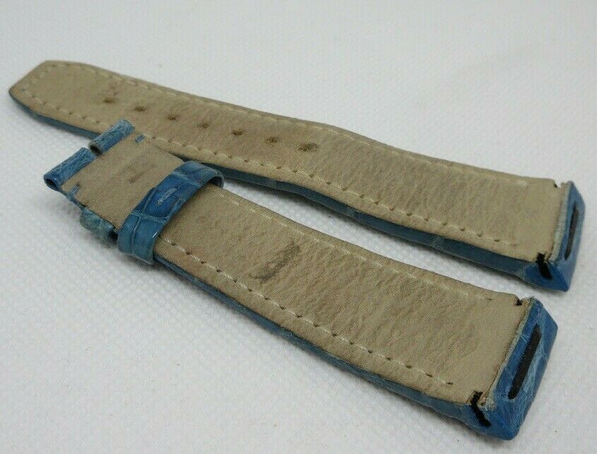 Baume Mercier 23mm Blue Alligator Strap OEM Genuine