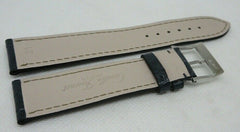 New Camille Fournet 21mm Blue Alligator Strap Genuine Steel Buckle Bag OEM Navy