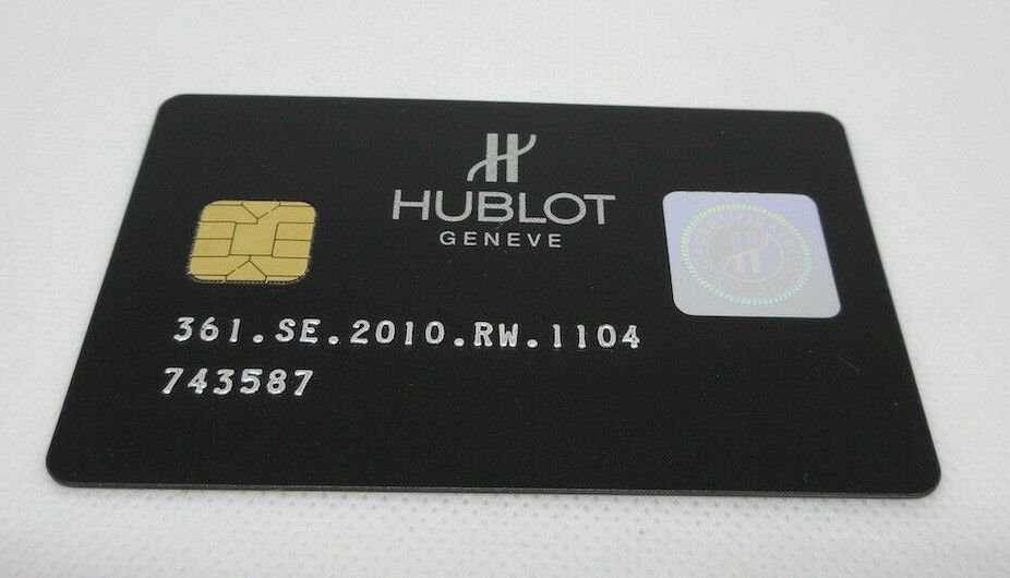 Hublot Big Bang Blank Warranty Card OEM Genuine