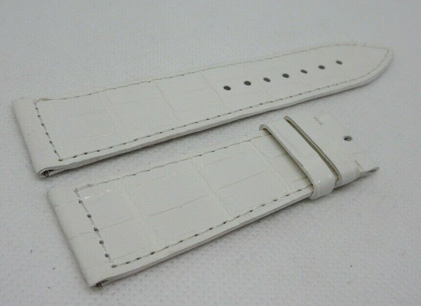 New Franck Muller Master Square 23mm White Alligator Strap 6002M