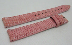 New Zenith 15mm Pink Lizard Strap OEM Genuine